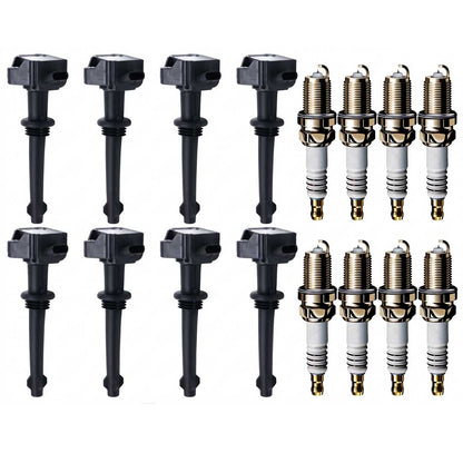 Ignition Coil & Iridium Spark Plugs for Land Rover Range Rover Sport (2010-2013) 5.0L V8