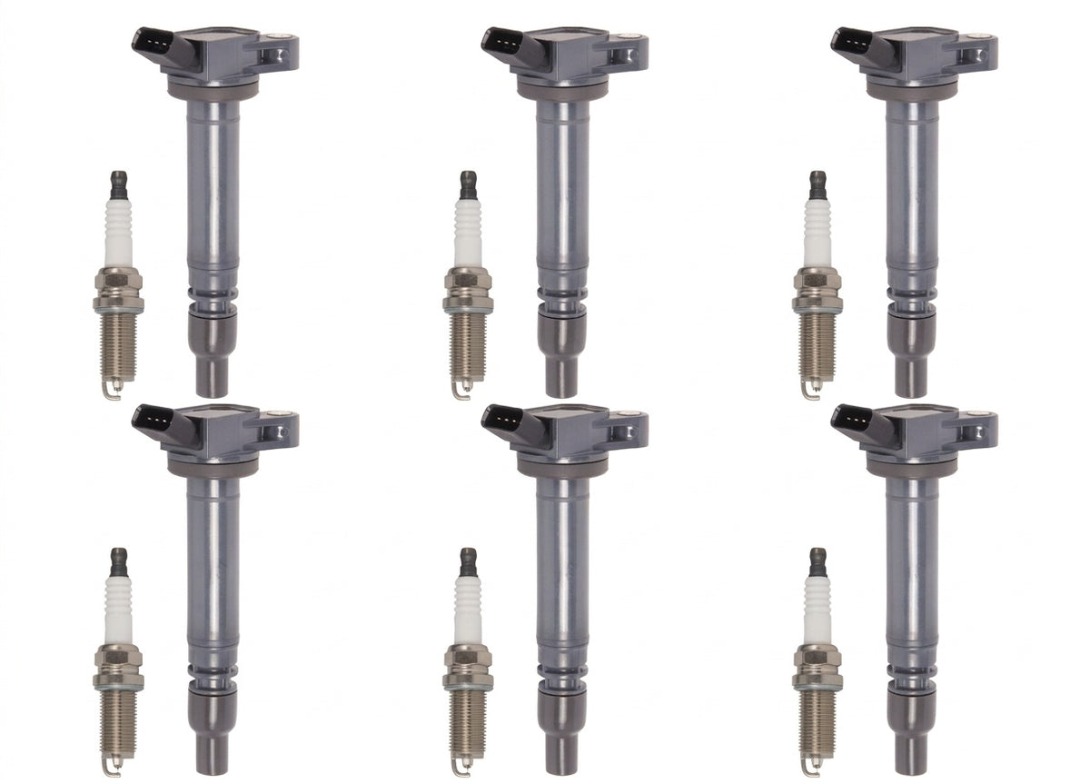 Ignition Coil + Iridium Spark Plugs for Lexus GS (2007-2015) 3.5L