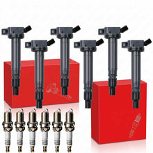 Ignition Coil & Iridium Spark Plugs for Lexus IS300 IS300C IS350 (2005-2011) 3.0L 3.5L V6