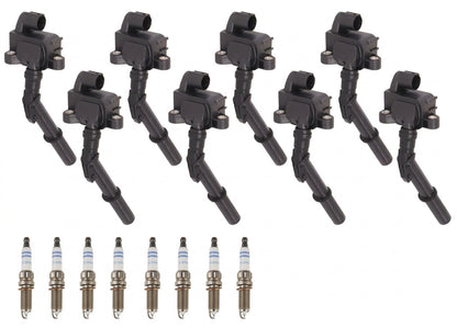 Ignition Coil + Iridium Spark Plugs for Mercedes Benz G-Class (2013-2016) 5.5L