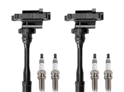 Ignition Coil + Iridium Spark Plugs for Mitsubishi Mirage (1997-2002) 1.8L