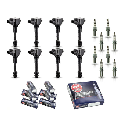 Ignition Coil & Iridium Spark Plugs for Nissan Pathfinder (2008-2012) 5.6L V8