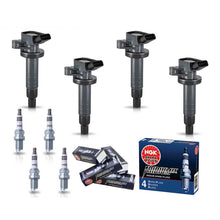 Ignition Coil & Iridium Spark Plugs for Pontiac Vibe (2003-2008) 1.8L I4