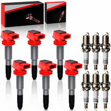 Ignition Coil & Iridium Spark Plugs for Porsche Cayenne (2011-2018) 3.6L V6