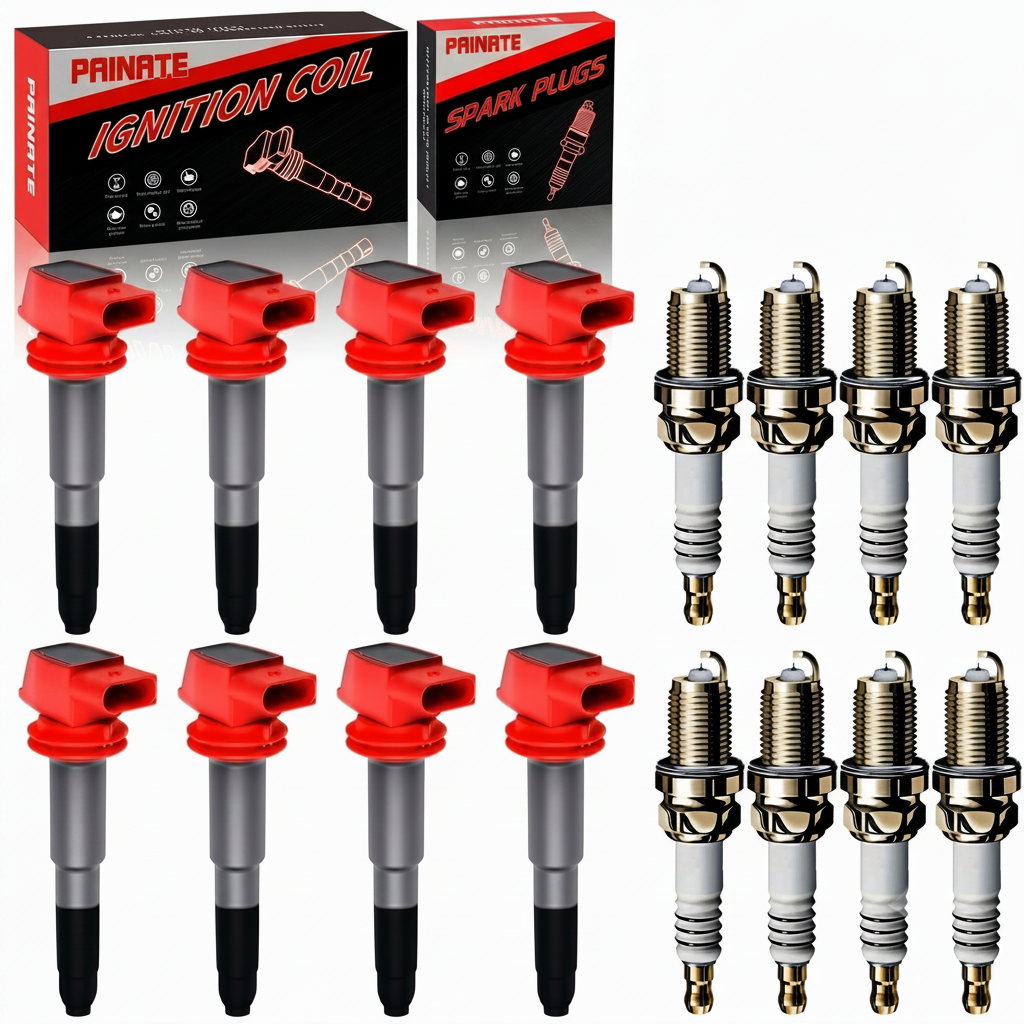 Ignition Coil & Iridium Spark Plugs for Porsche Panamera (2010-2016) 4.8L V8