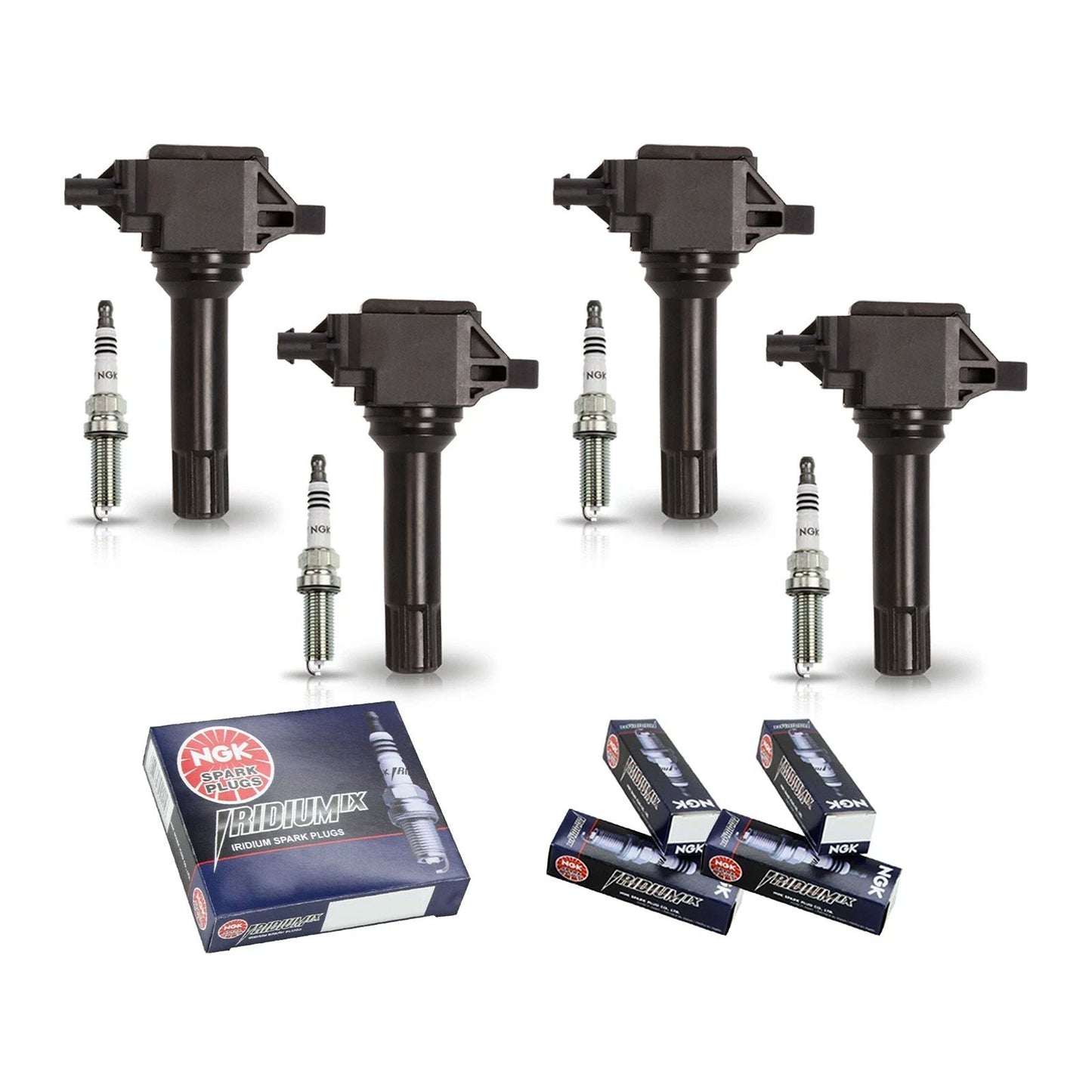 Ignition Coil & Iridium Spark Plugs for Subaru Forester (2014-2016) 2.5L H4