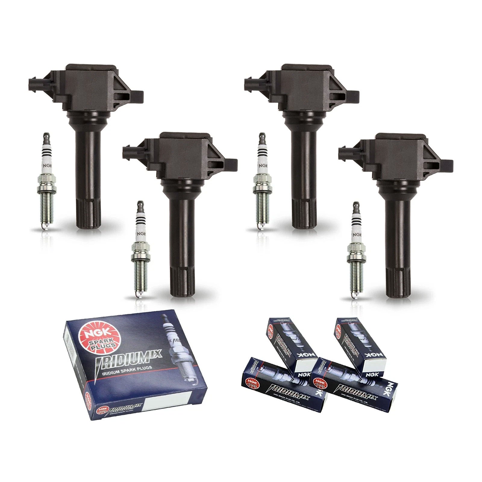 Ignition Coil & Iridium Spark Plugs for Subaru Forester (2014-2016) 2.5L H4