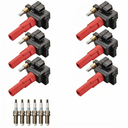 Ignition Coil + Iridium Spark Plugs for Subaru Legacy Outback (2012-2017) 3.6L