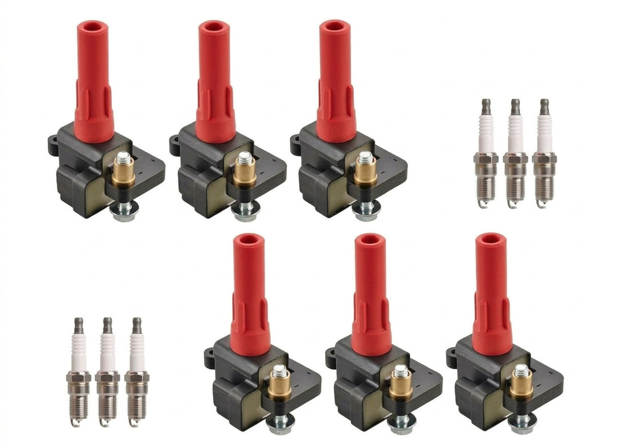 Ignition Coil + Iridium Spark Plugs for Subaru Tribeca (2011-2014) 3.6L