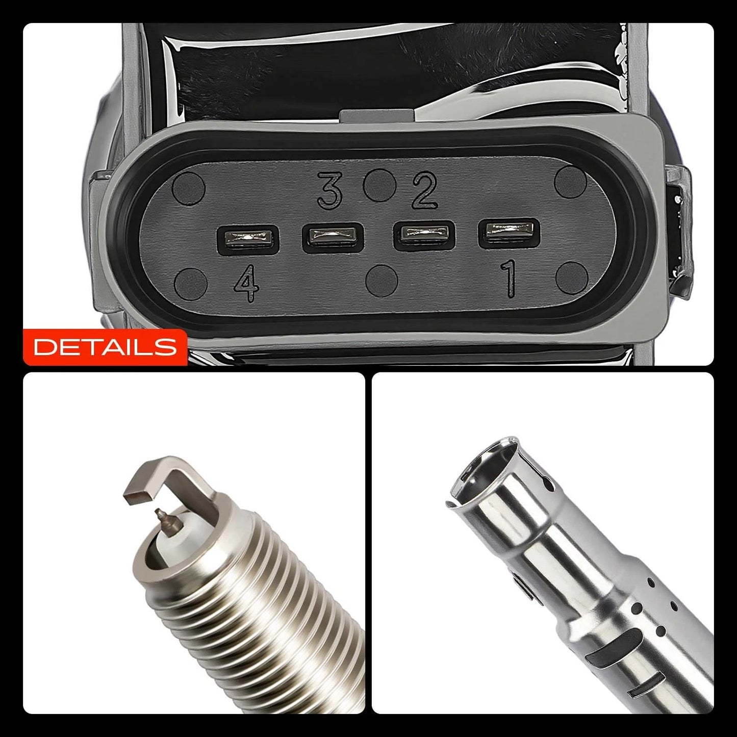 Ignition Coil & Iridium Spark Plugs for Volkswagen Passat (2012-2018) 3.6L V6