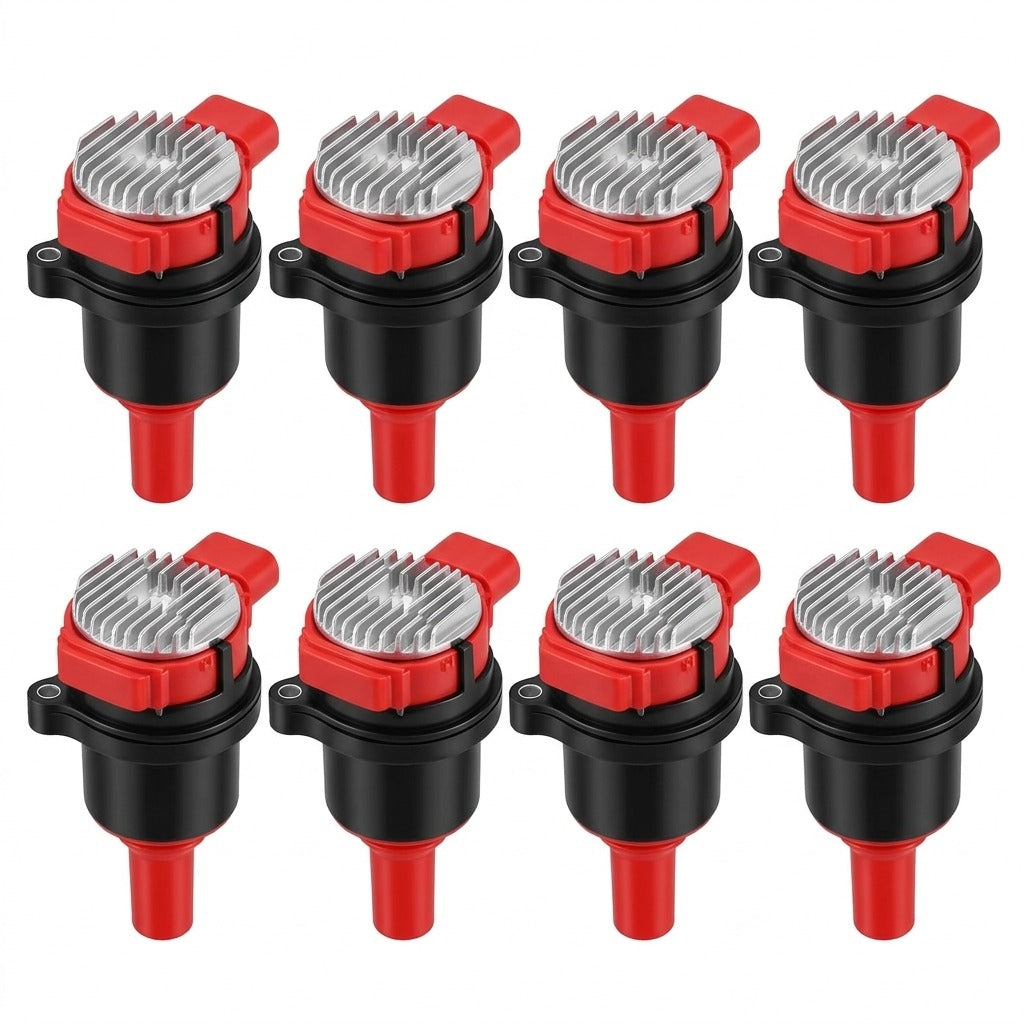 Ignition Coil & Iridium Spark Plugs & Wire for Cadillac Escalade ESV EXT (2002-2006) 5.3L 6.0L
