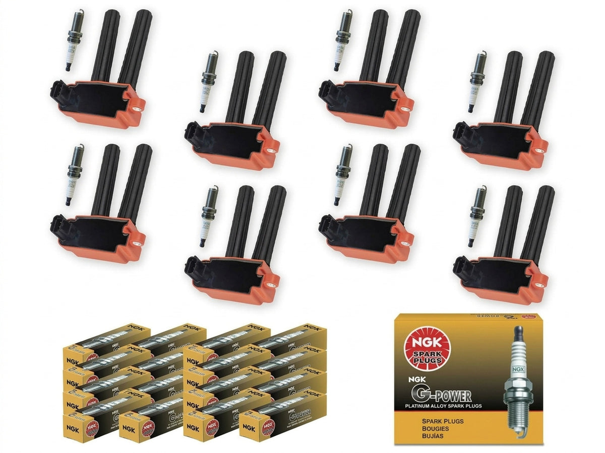 Ignition Coil + Platinum Spark Plugs for Dodge Durango (2023-2024) 5.7L