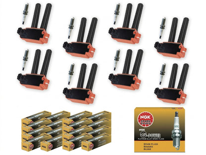 Ignition Coil + Platinum Spark Plugs for Jeep Grand Cherokee (2023-2024) 5.7L