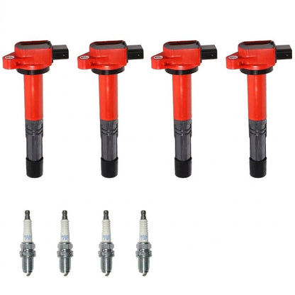 Ignition Coil + Spark Plugs for Acura CSX (2006-2011) 2.0L