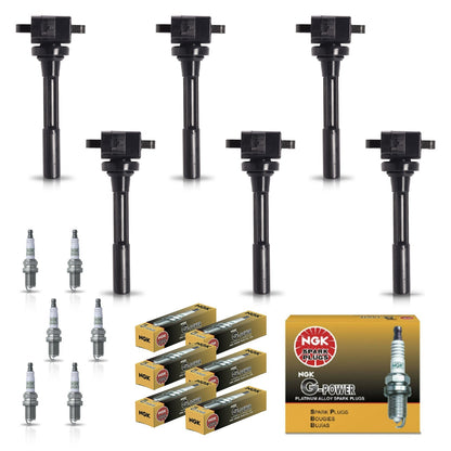 Ignition Coil + Spark Plugs for Acura SLX (1996-1997) 3.2L