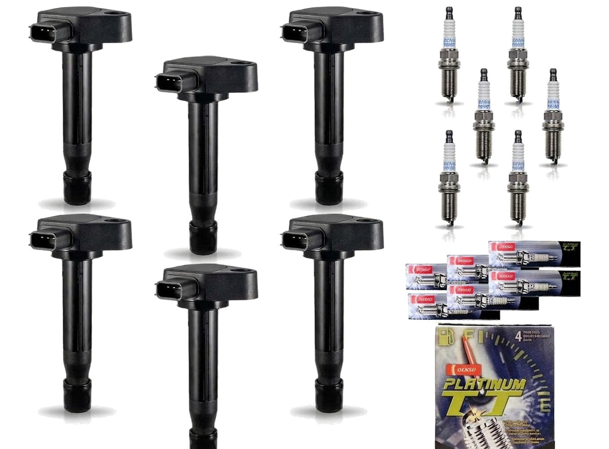 Ignition Coil + Spark Plugs for Acura TL CL (1999-2003) 3.2L