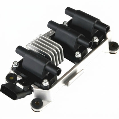 Ignition Coil + Spark Plugs for Audi A4 A6 (1998-2001) 2.8L