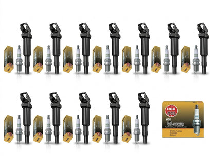 Ignition Coil + Spark Plugs for BMW 7 Series (2004-2008) 6.0L
