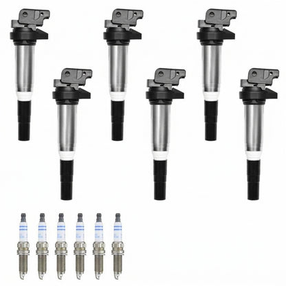 Ignition Coil + Spark Plugs for BMW X5 (2017-2018) 3.0L