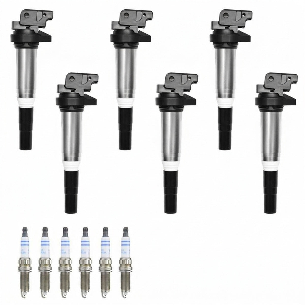 Ignition Coil + Spark Plugs for BMW X6 (2017-2019) 3.0L