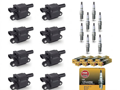 Ignition Coil + Spark Plugs for Chevrolet Caprice (2011-2012) 6.0L