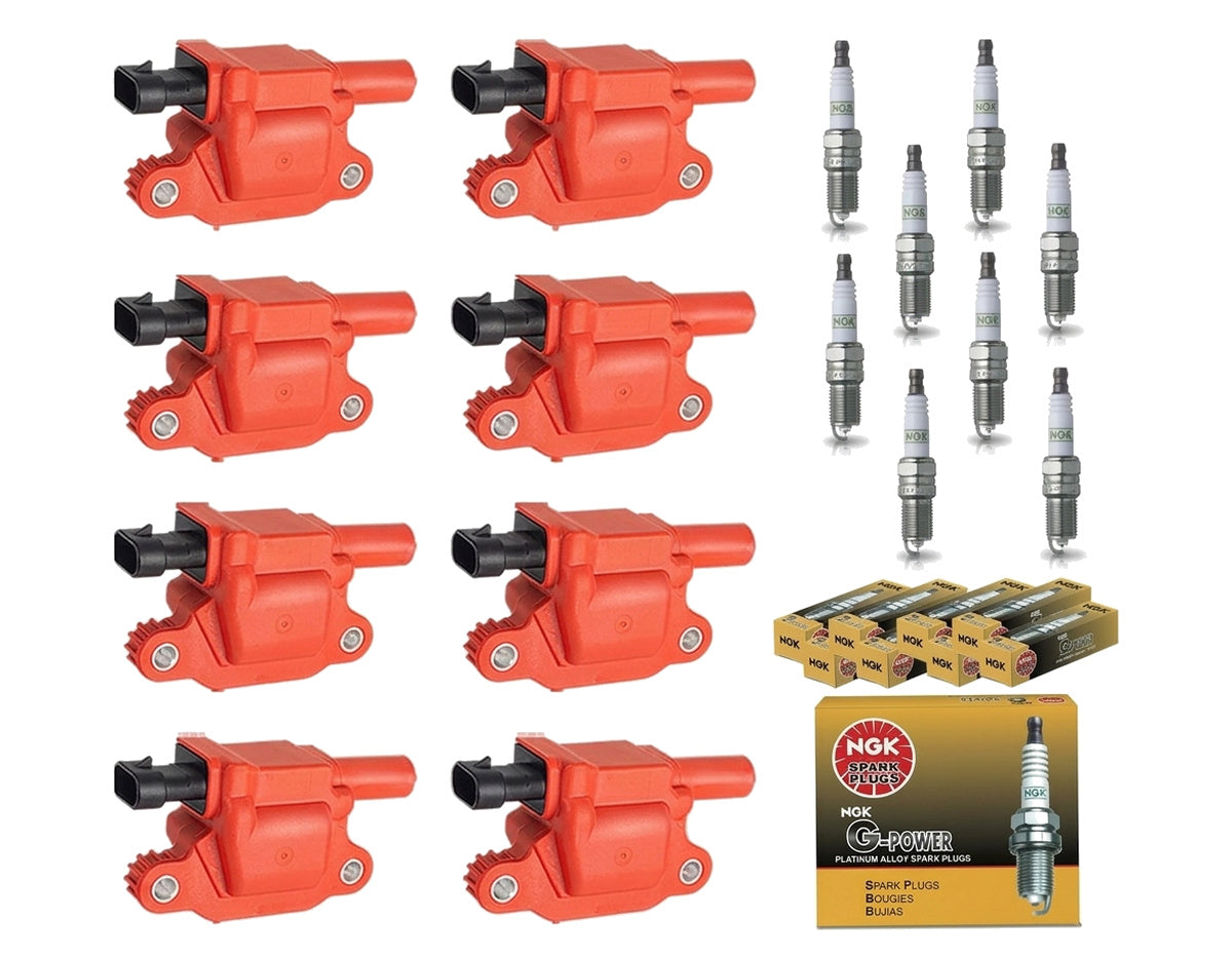 Ignition Coil + Spark Plugs for Chevrolet Express (2017-2020) 6.0L