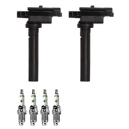 Ignition Coil + Spark Plugs for Chevrolet Metro (1999-2001) 1.3L
