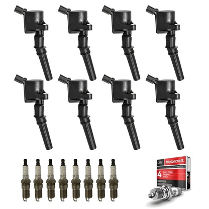 Ignition Coil + Spark Plugs for Ford E-Series (2009-2014) 4.6L