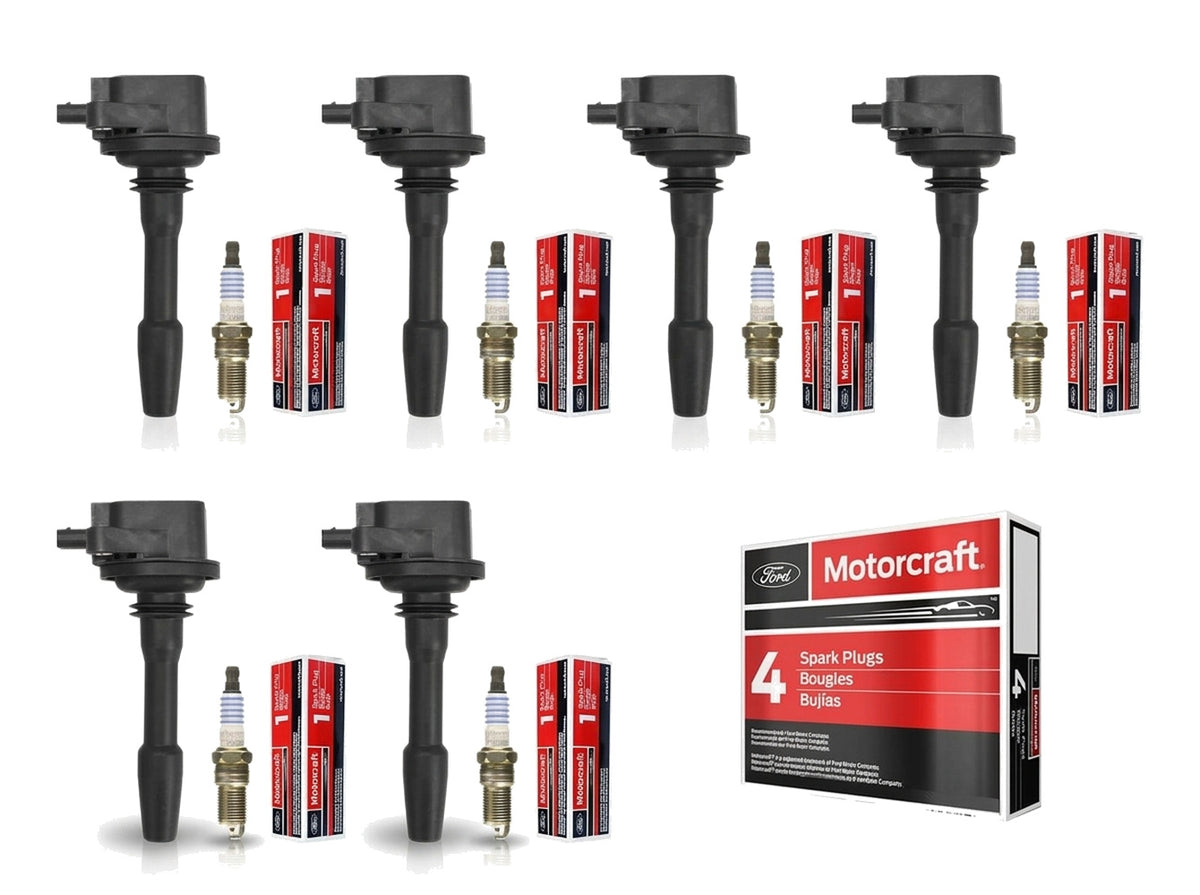 Ignition Coil + Spark Plugs for Ford Explorer (2020-2021) 3.3L