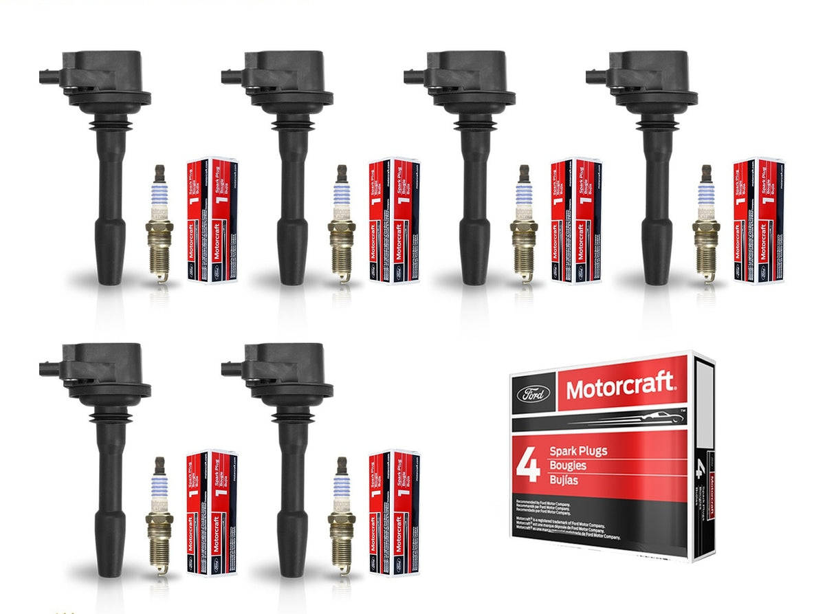 Ignition Coil + Spark Plugs for Ford F-150 (2018-2021) 3.3L