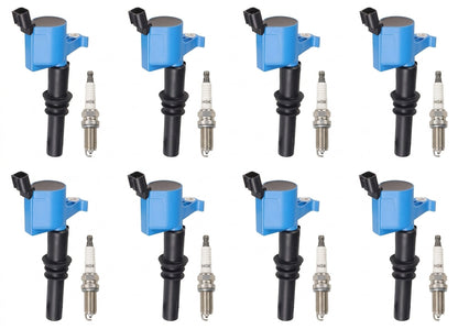 Ignition Coil + Spark Plugs for Ford F-250 (2005-2007) 5.4L