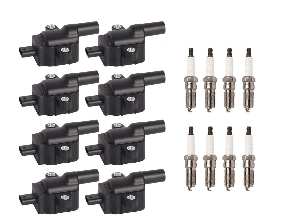 Ignition Coil + Spark Plugs for Ford F-250 F-450 F-550 (2020-2022) 7.3L
