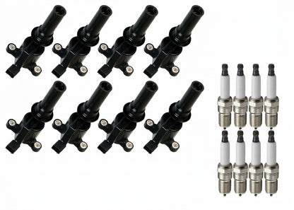 Ignition Coil + Spark Plugs for Ford Taurus (1996-1999) 3.4L