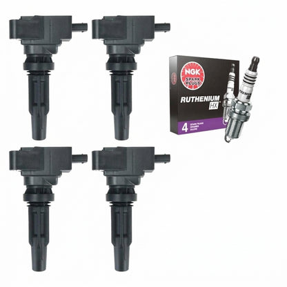 Ignition Coil + Spark Plugs for Ford Transit Connect (2019-2021) 2.0L