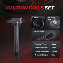 Ignition Coil & Spark Plugs for Honda CR-V (2010-2014) 2.4L I4