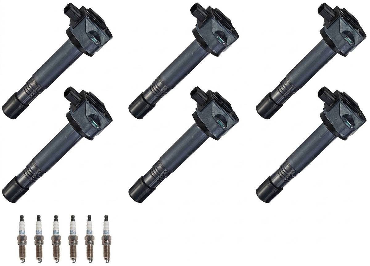 Ignition Coil + Spark Plugs for Honda Crosstour (2013-2015) 3.5L