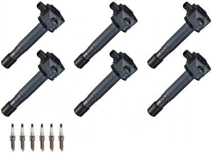 Ignition Coil + Spark Plugs for Honda Crosstour (2013-2015) 3.5L