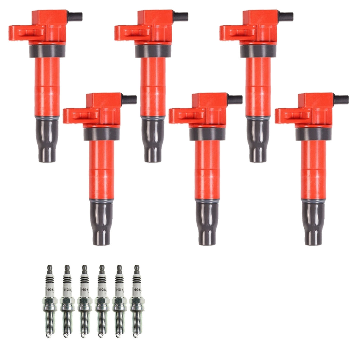 Ignition Coil + Spark Plugs for Hyundai Azera (2012-2017) 3.3L