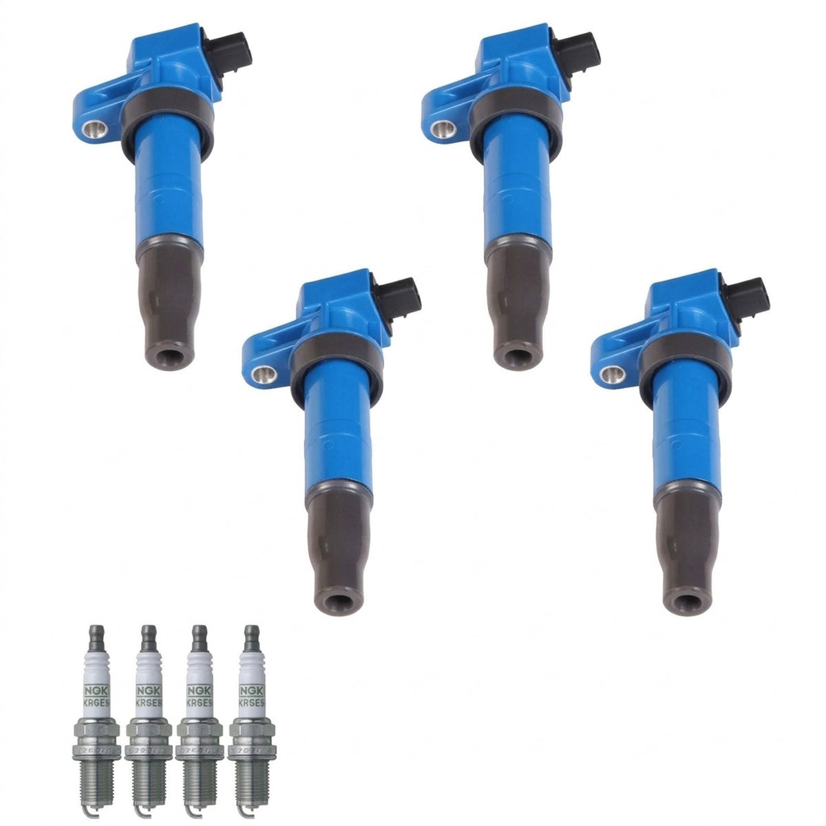 Ignition Coil + Spark Plugs for Hyundai Sonata (2006-2007) 2.4L