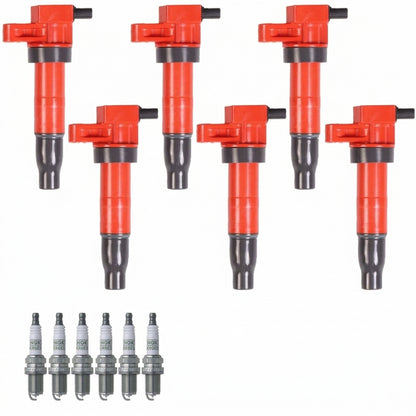 Ignition Coil + Spark Plugs for Hyundai Sonata (2006-2010) 3.3L