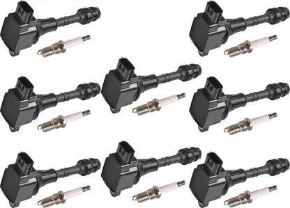 Ignition Coil + Spark Plugs for Infiniti FX45 (2003-2008) 4.5L