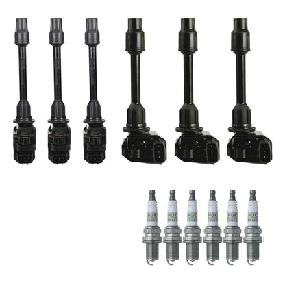 Ignition Coil + Spark Plugs for Infiniti I30 (1996-1999) 3.0L