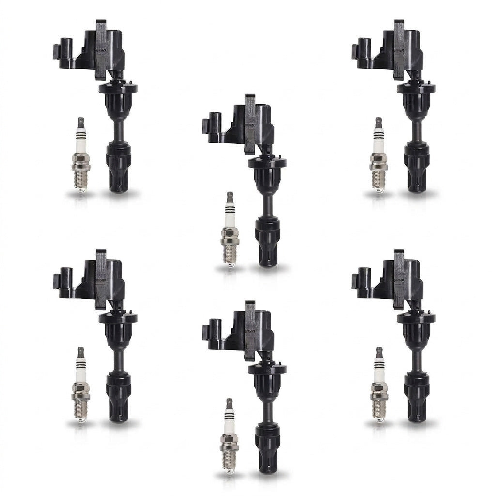 Ignition Coil + Spark Plugs for Infiniti J30 (1993-1997) 3.0L