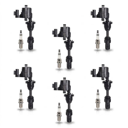 Ignition Coil + Spark Plugs for Infiniti J30 (1993-1997) 3.0L