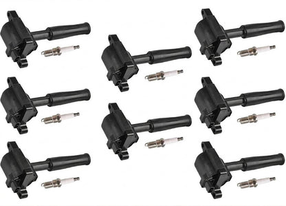 Ignition Coil + Spark Plugs for Jaguar XK8 (1997-1998) 4.0L