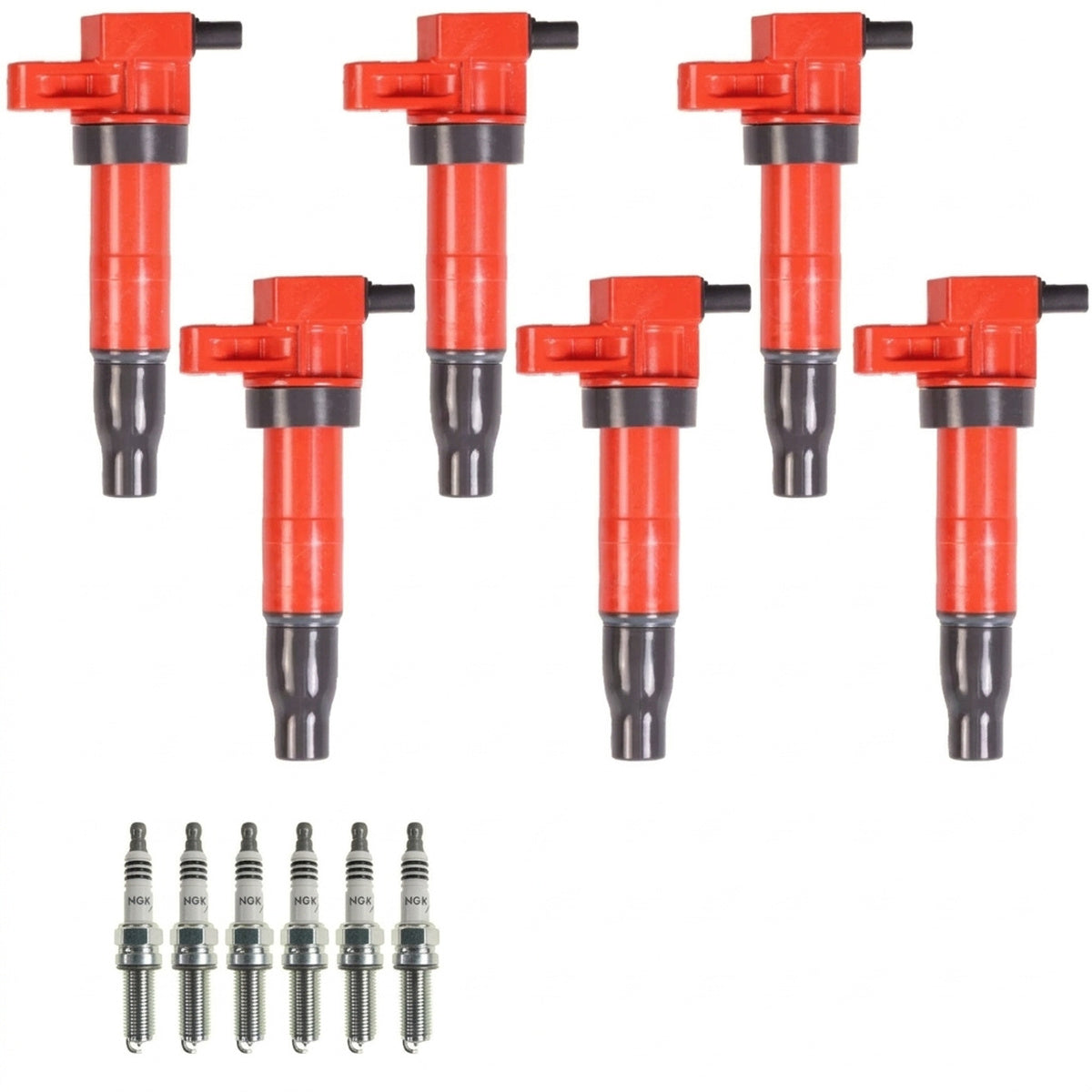 Ignition Coil + Spark Plugs for Kia Cadenza (2014-2015) 3.3L