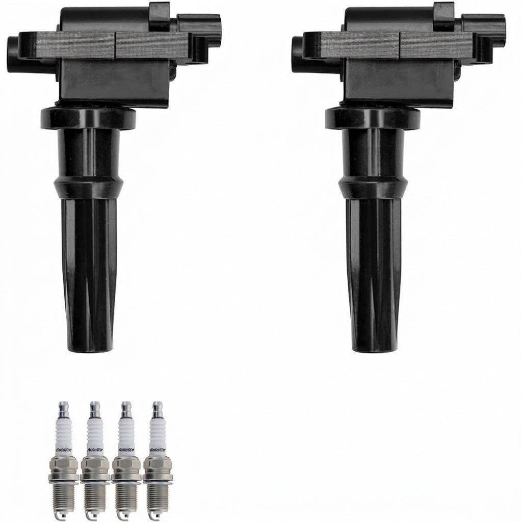 Ignition Coil + Spark Plugs for Kia Optima (2005-2006) 2.4L