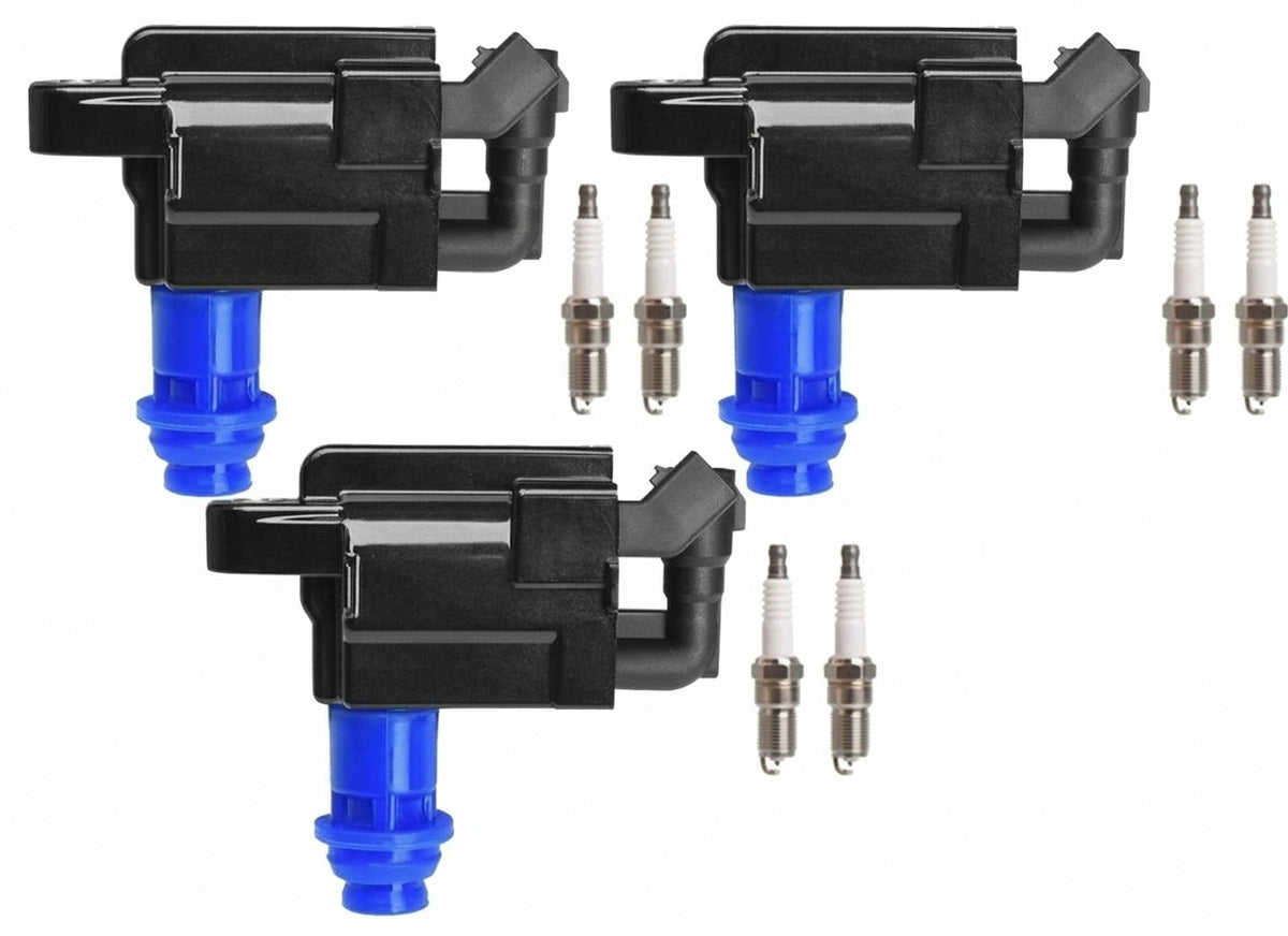 Ignition Coil + Spark Plugs for Lexus GS SC (1998-2000) 3.0L