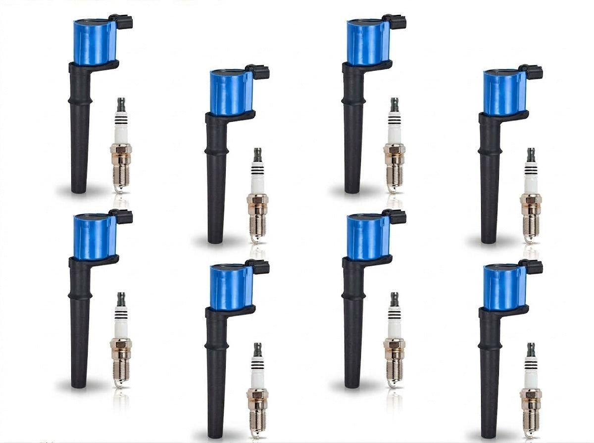 Ignition Coil + Spark Plugs for Lincoln Navigator (2000-2004) 5.4L