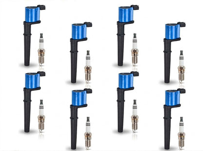 Ignition Coil + Spark Plugs for Lincoln Navigator (2000-2004) 5.4L